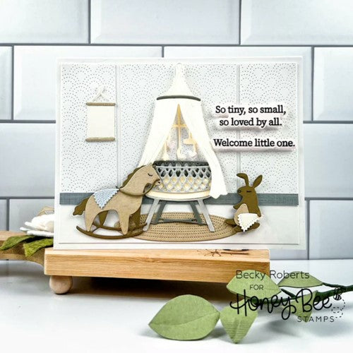 Simon Says Stamp! Honey Bee ROCK A BYE BABY Dies hbds-rabye