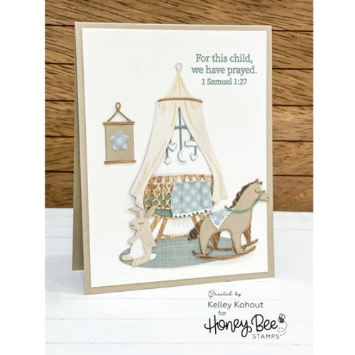 Simon Says Stamp! Honey Bee ROCK A BYE BABY Dies hbds-rabye