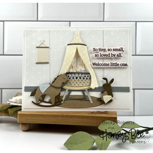 Simon Says Stamp! Honey Bee ROCK A BYE BABY Dies hbds-rabye | color-code:ALT05