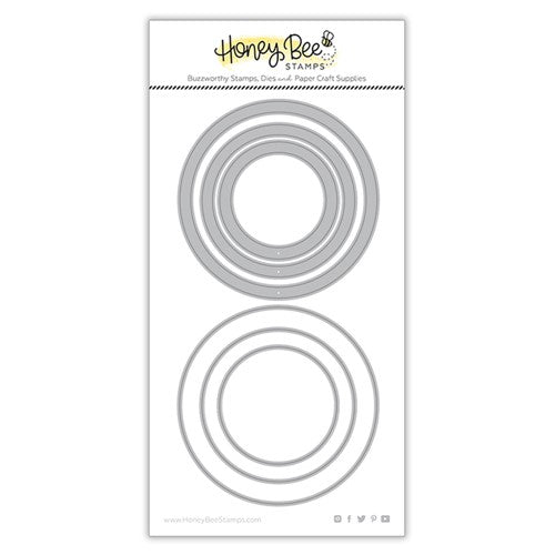 Simon Says Stamp! Honey Bee CIRCLESCAPES SHAKER FRAMES Dies hbds-cirsf