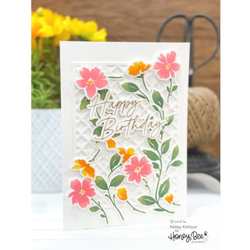 Simon Says Stamp! Honey Bee SCRIPT WISHES Hot Foil Plates And Dies hbds-fswhfp