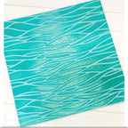 Simon Says Stamp! Honey Bee LAYERED WAVES Stencil Set hbsl-106