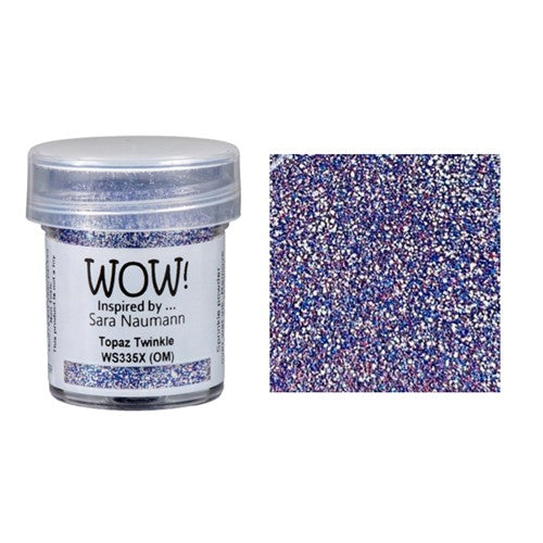 Simon Says Stamp! WOW Embossing Glitter TOPAZ TWINKLE WS335X