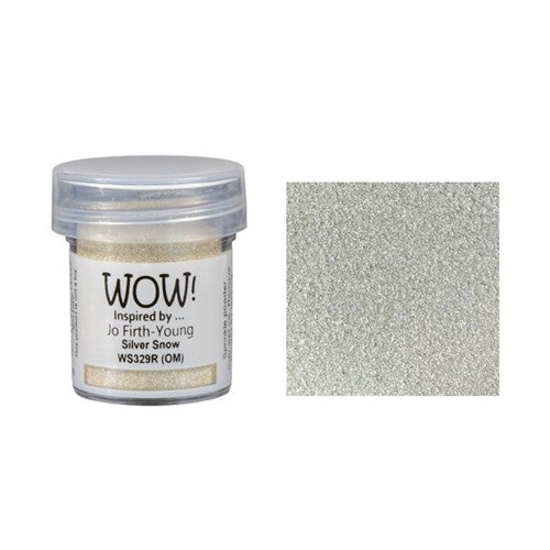 Simon Says Stamp! WOW Embossing Glitter SILVER SNOW WS329R