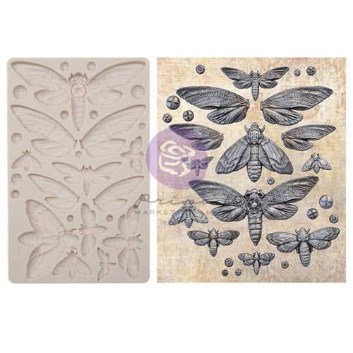 Simon Says Stamp! Prima Marketing NOCTURNAL INSECTS Finnabair Decor Mould 969417