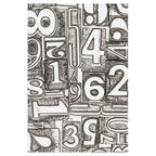 Simon Says Stamp! Tim Holtz Sizzix NUMBERED 3D Texture Fades Embossing Folder 665753