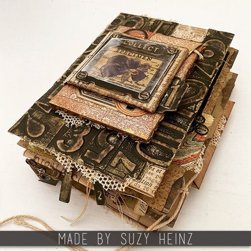 Simon Says Stamp! Tim Holtz Sizzix NUMBERED 3D Texture Fades Embossing Folder 665753