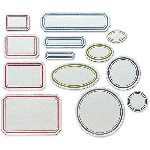 Simon Says Stamp! Tim Holtz Sizzix VINTAGE LABELS Thinlits Dies 665929