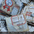 Simon Says Stamp! Tim Holtz Sizzix VINTAGE LABELS Thinlits Dies 665929