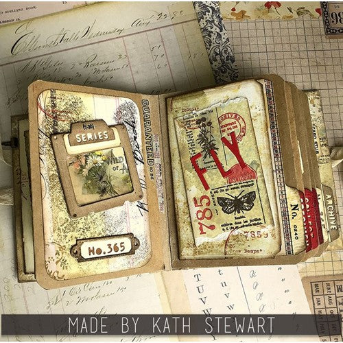 Simon Says Stamp! Tim Holtz Sizzix SPECIMEN Thinlits Dies 665930 | color-code:ALT12
