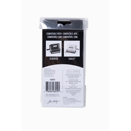 Simon Says Stamp! Tim Holtz Sizzix SIDEKICK CUTTING PADS EXTENDED 1 Pair Black 666005