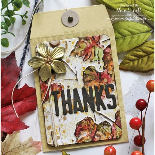 Simon Says Stamp! Tim Holtz Sizzix ACORNS 3D Texture Fades Embossing Folder 665772 | color-code:ALT3