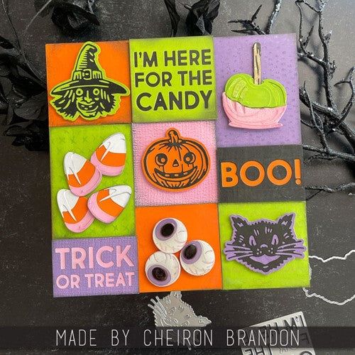 Simon Says Stamp! Tim Holtz Sizzix BOLD TEXT HALLOWEEN Thinlits Dies 665995 | color-code:ALT4
