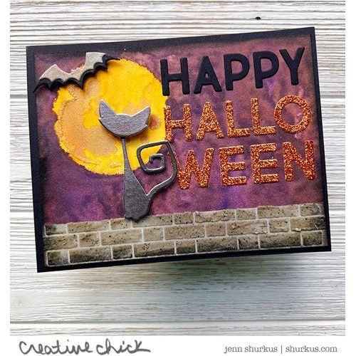 Simon Says Stamp! Tim Holtz Sizzix BOLD TEXT HALLOWEEN Thinlits Dies 665995 | color-code:ALT5