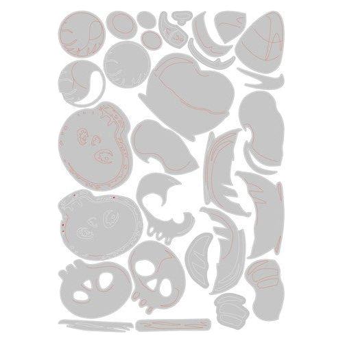 Simon Says Stamp! Tim Holtz Sizzix TRICK OR TREAT Colorize Thinlits Dies 666002