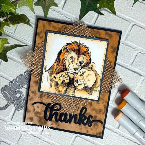 Simon Says Stamp! Whimsy Stamps FILLED WITH PRIDE Cling Stamps CWSD418