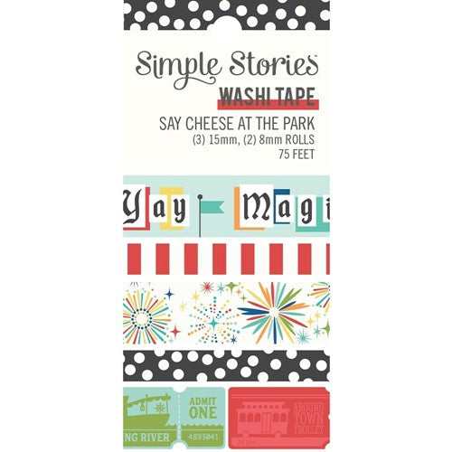 Simon Says Stamp! Simple Stories SAY CHEESE AT THE PARK Washi Tape 17924