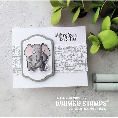 Simon Says Stamp! Whimsy Stamps CHIPPY PAINT BACKGROUND Cling Stamp DDB0077
