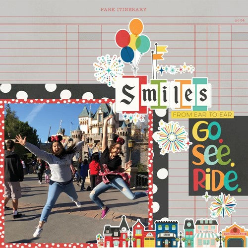 Simon Says Stamp! Simple Stories SAY CHEESE AT THE PARK 12 x 12 Collector's Essential Kit 17930