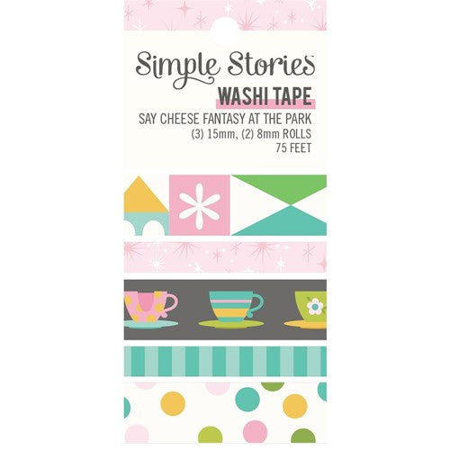 Simon Says Stamp! Simple Stories SAY CHEESE FANTASY AT THE PARK Washi Tape 17944