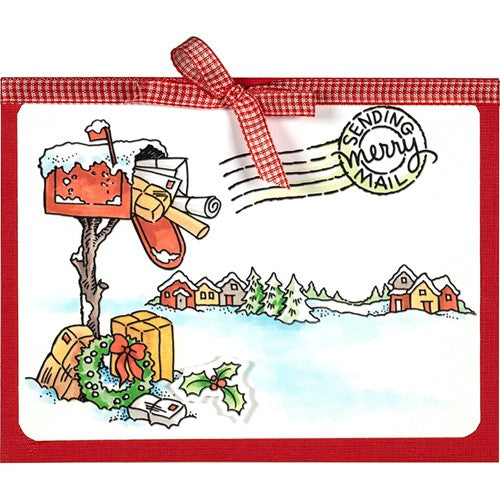 Simon Says Stamp! Stampendous Clear Stamps MAILBOX RUSTIC ssc1459*