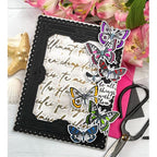 Simon Says Stamp! Papertrey Ink SCRIPT BACKGROUND Stencils STENCIL-0028