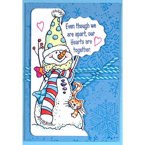 Simon Says Stamp! Stampendous SNOWFLAKE SPIN Cling Stamp 6cr034 6cr034