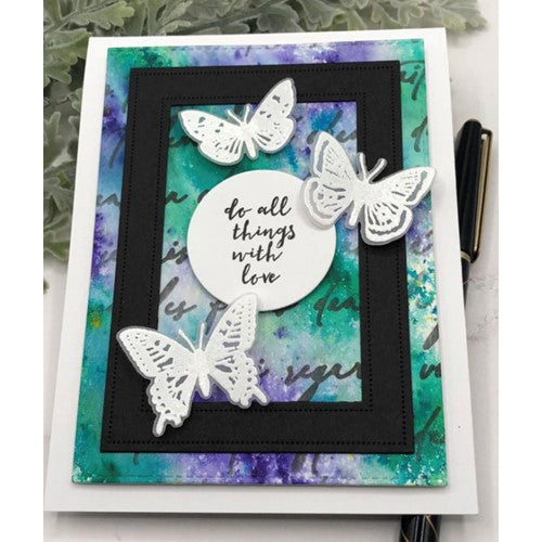 Simon Says Stamp! Papertrey Ink GRACEFUL BUTTERFLIES Clear Stamps 1410