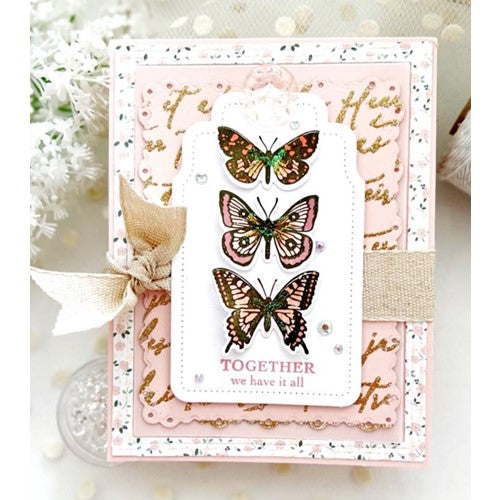 Simon Says Stamp! Papertrey Ink GRACEFUL BUTTERFLIES Clear Stamps 1410