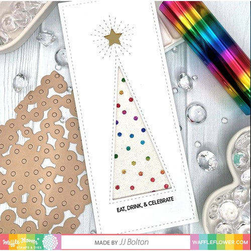 Simon Says Stamp! Waffle Flower RANDOM DOTS Hot Foil Plate 421087