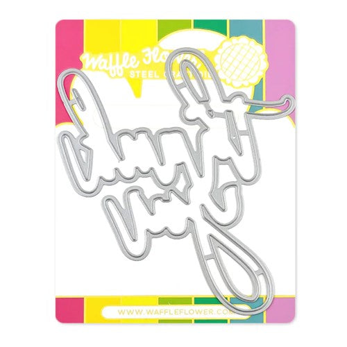 Simon Says Stamp! Waffle Flower OVERSIZED THANK YOU Dies 421135