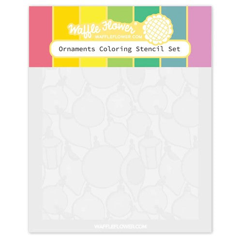 Simon Says Stamp! Waffle Flower ORNAMENTS Coloring Stencils 421096