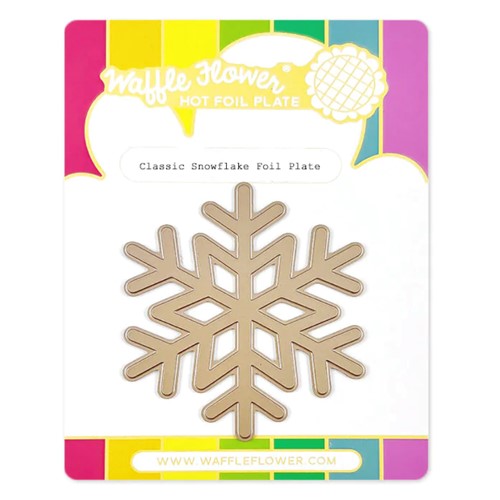 Simon Says Stamp! Waffle Flower CLASSIC SNOWFLAKE Hot Foil Plate 421109