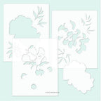 Simon Says Stamp! Concord & 9th BLENDED PETALS Stencils 11402