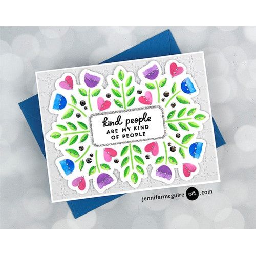 Simon Says Stamp! Concord & 9th DOUBLE STRIPE CARD FRONT Die 11404 | color-code:ALT4