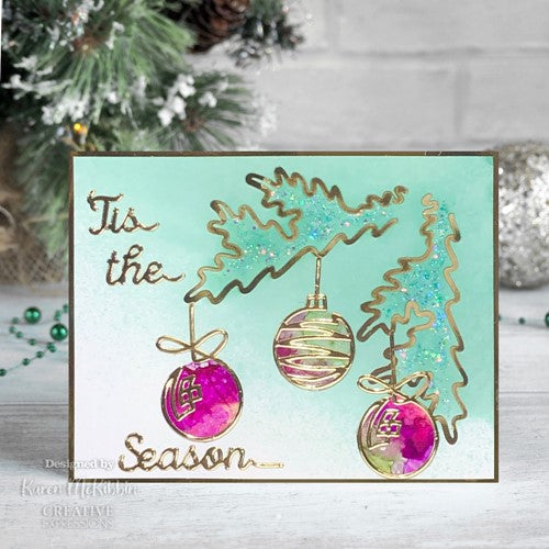 Simon Says Stamp! Creative Expressions BAUBLES AND BRANCH One Liner Collection Dies cedse019