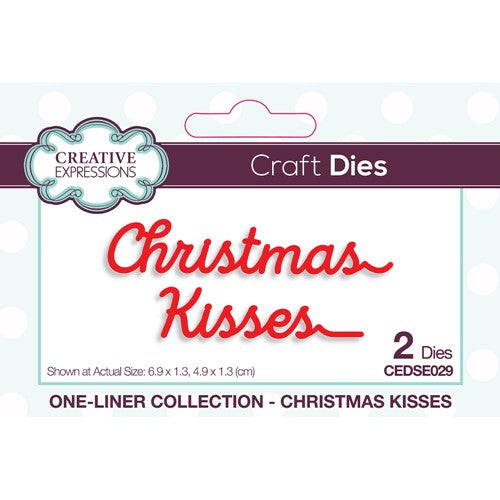 Simon Says Stamp! Creative Expressions CHRISTMAS KISSES One Liner Collection Dies cedse029