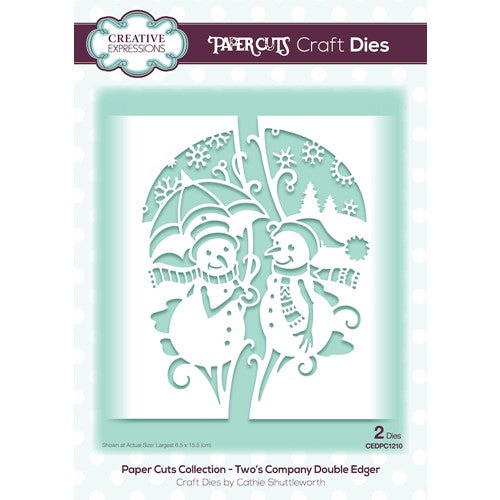 Simon Says Stamp! Creative Expressions TWO'S COMPANY Double Edger Paper Cuts Die cedpc1210