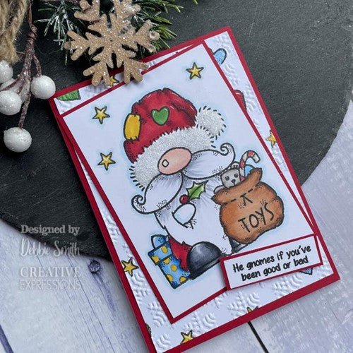 Simon Says Stamp! Woodware Craft Collection SANTA GNOME Clear Stamps frs937