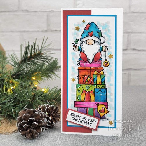 Simon Says Stamp! Woodware Craft Collection GNOME GIFTS Slimline Clear Stamps frs421