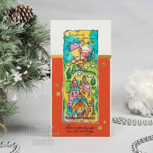 Simon Says Stamp! Woodware Craft Collection HOLY NIGHT Slimline Clear Stamps frs420
