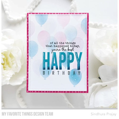 Simon Says Stamp! My Favorite Things BALLOON PARTY Stencil st173 | color-code:ALT1