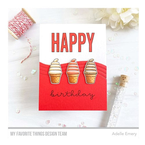 Simon Says Stamp! My Favorite Things HAPPY HAPPY BIRTHDAY Clear Stamps cs703 | color-code:ALT3