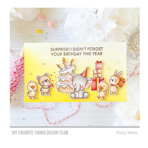 Simon Says Stamp! My Favorite Things EAT LOTS OF CAKE Clear Stamps yuzu008 | color-code:ALT1