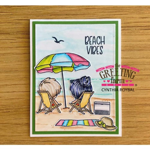 Simon Says Stamp! The Greeting Farm BEACH VIBES Clear Stamps tgf632 | color-code:ALT2