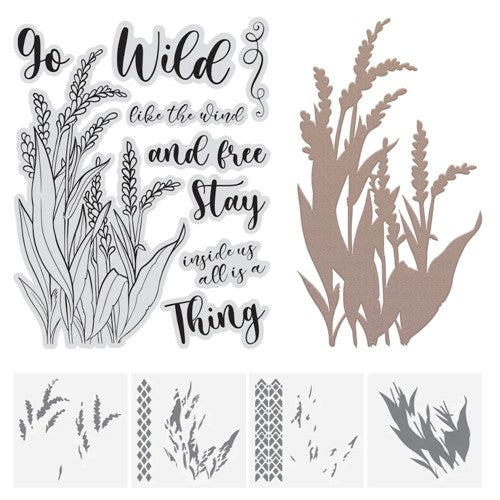 Simon Says Stamp! Couture Creations WILD WATER PEPPERS Stamp, Die, and Stencil Set co728725