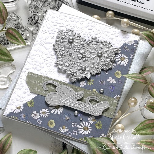 Simon Says Stamp! Simon Says Stamp Embossing Folder And Die PICNIC FLORAL sfd277 | color-code:ALT0