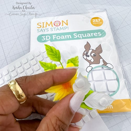 Simon Says Stamp! Simon Says Stamp 3D FOAM SQUARES White st0030