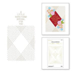 Simon Says Stamp! GLP-344 Spellbinders GLIMMER CROSSED LINES Glimmer Hot Foil Plates