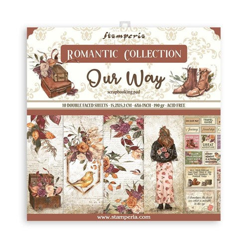 Simon Says Stamp! Stamperia ROMANTIC OUR WAY 6x6 Paper sbbxs19